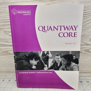 Quantway Core Version 2.7 Carnegie Math Pathways Mathematical WestEd Text Book‎